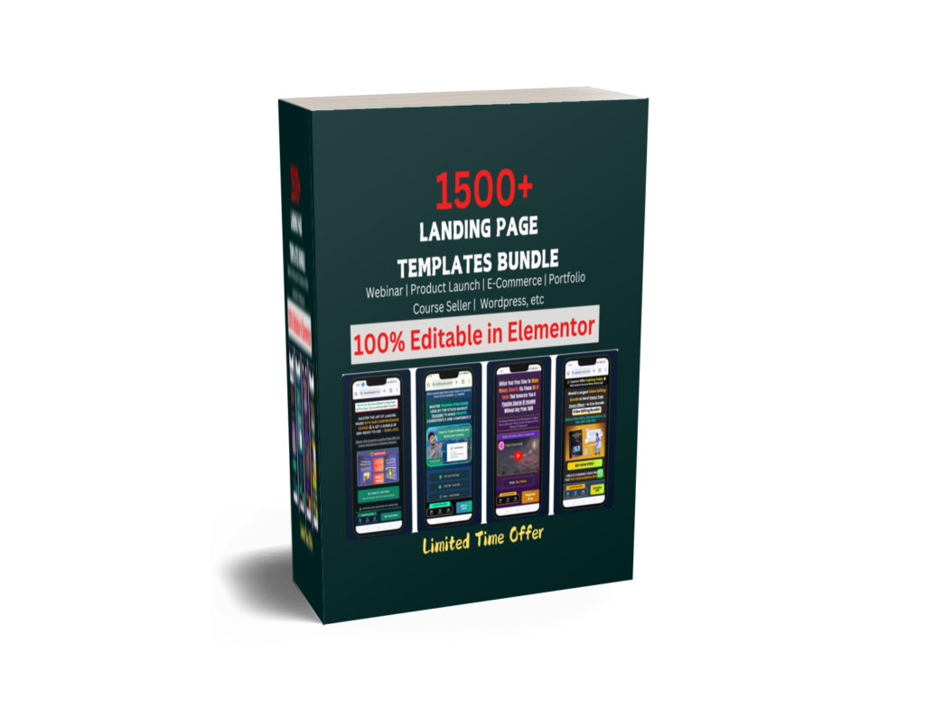 landing page banner